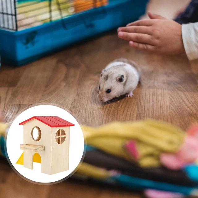 1 Pc Holz Hamster Spielzeug Pet Hamster Holz Haustier Wohnzimmer