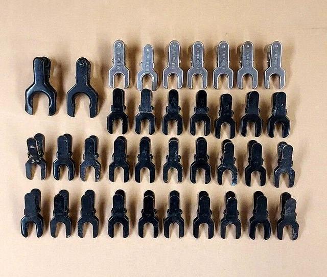 Ball and Socket Spring Pinch Clamp, Screw Lock, Scientific Lab Glassware, Lot/36