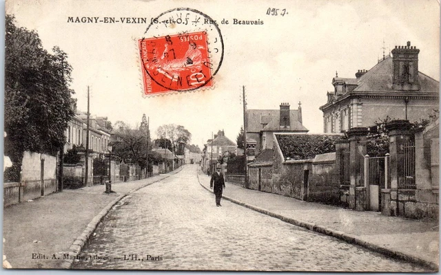 95 MAGNY EN VEXIN - la rue de beauvais