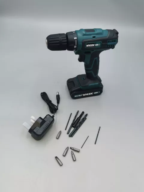 Mylek 18v cordless online drill driver