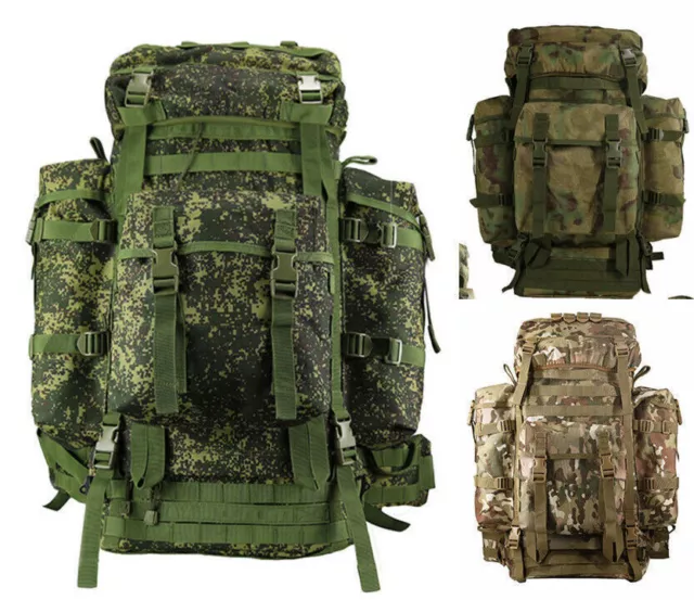 Outdoor Travel Tactical Bag Russian Military Backpack 80L Oxford Hunting Camping