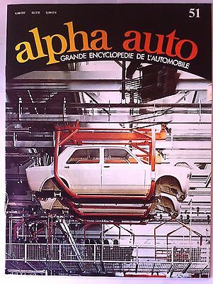 Lot Revues ALPHA AUTO Grande Encyclopédie Automobile 1977 n°1 a 159 