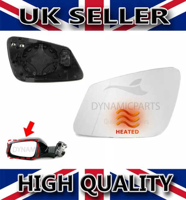 For Bmw 3 Series F30 F34 F31 Wing Mirror Glass Heated Left Side 2011 - 2016