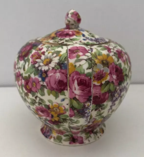 vintage ROYAL WINTON Grimwades SUMMERTIME floral chintz small TEA POT  1 -2 cup 3