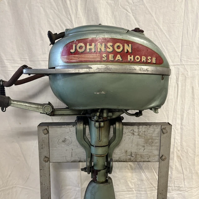 Johnson Seahorse TD-20 Complete Outboard Motor 5HP c1946-1949 Turns Over