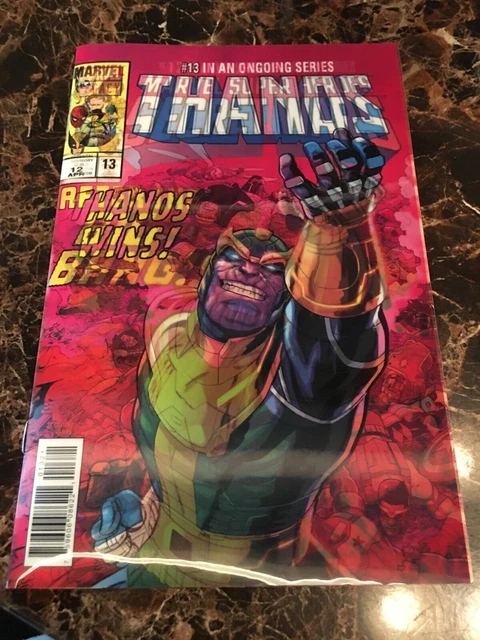 Thanos #13 (2018) 1st App Cosmic Ghost Rider / Lenticular Variant Cover UNREAD