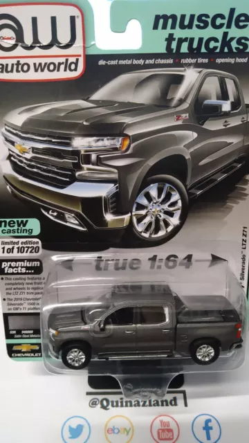 Auto World Muscle Trucks 2019 Chevy Silverado LTZ Z71 (NG35)