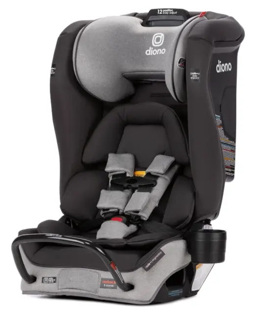 Diono Radian 3RXT SafePlus All-in-One Convertible Car Seat - Gray Slate
