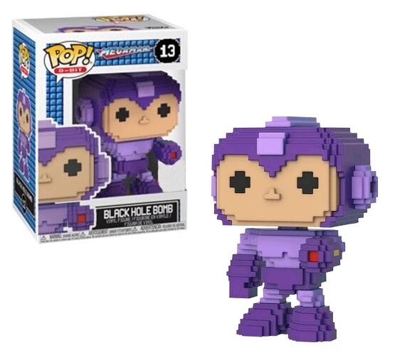 MEGA MAN BLACK Hole Bomb Exclusive 8Bit Pop! Vinyl Figure 13 £12.59
