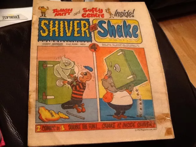 SHIVER AND SHAKE  Paper comic 1973 ISSUE NUMBER 13  Still in good condition