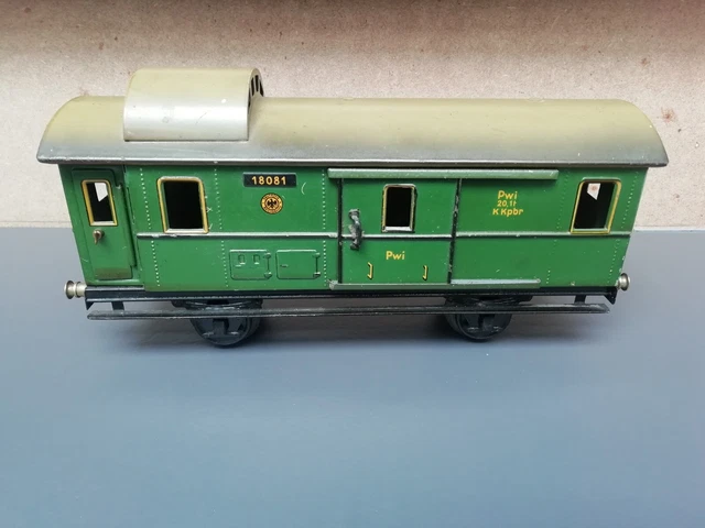 Vintage Marklin Échelle 1 Chariot À Bagages De Gare 2685