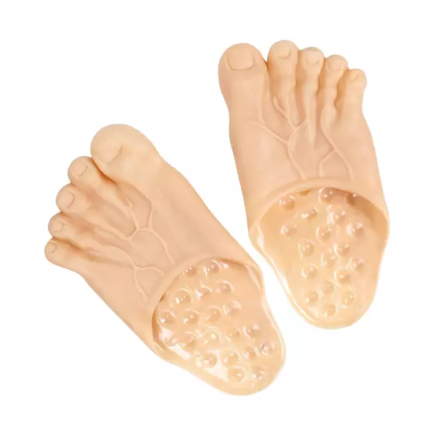Big Toe Slippers Halloween Costume Accessories Fake   for Adults