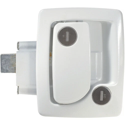 (white) - RV Designer RV Trailer Latch with Deadbolt. Brand New