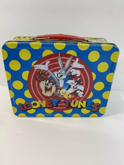 Vintage Looney Tunes Tin Lunchbox 1998 Warner Brothers. Sealed