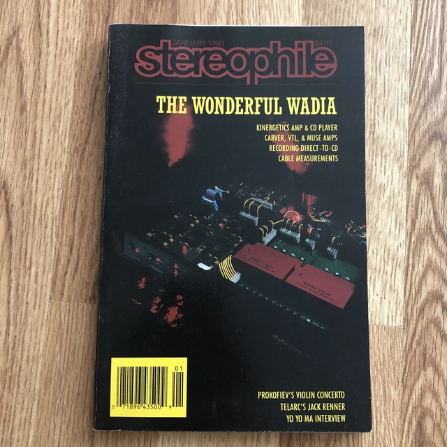 Stereophile Magazine January 1990 The Wonderful Wadia Yo Yo Ma Prokofiev