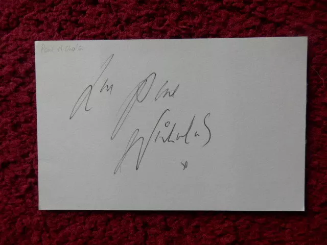 Paul Nicholas - Actor / Singer   - Autograph