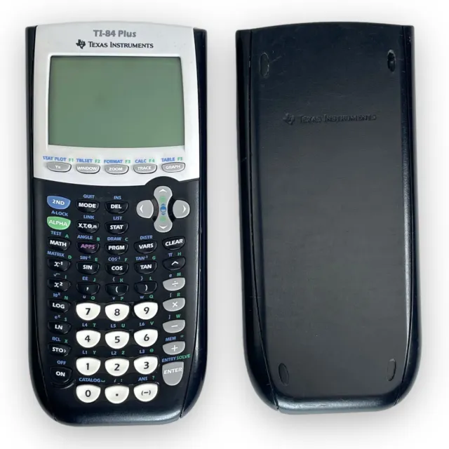 Texas Instruments TI-84 Plus Graphing Calculator Black with Cover