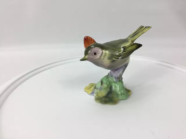 Spode Copeland’s China England Ruby Kinglet 3 1/4" Tall Bird Figurine