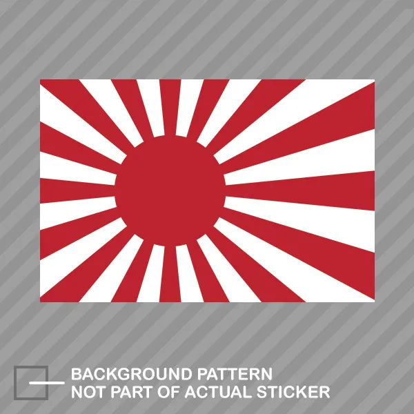 Japan Rising Sun Flag Sticker Decal Vinyl japanese rising sun naval