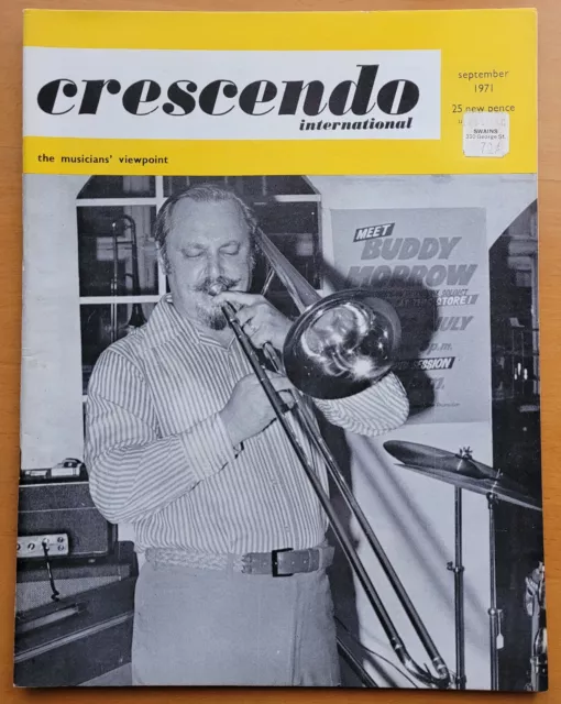 CRESCENDO - September 1971 - Vol 10 #2  - Buddy Morrow