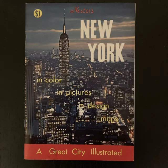 Vintage 1971 New York City "A Great City Illustrated"  Nester's Guide Booklet