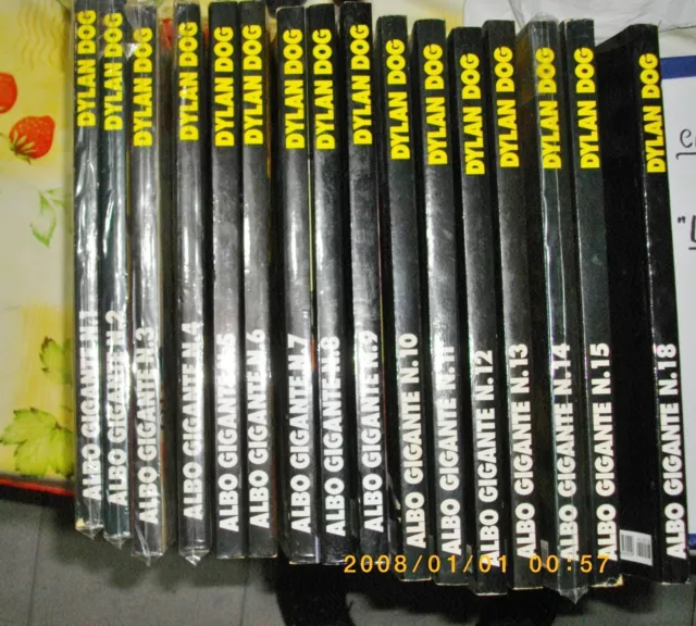 DYLAN DOG COLLEZIONE ALBI GIGANTI N°1-15+18  OTTIMO/EDICOLA   RARO cOMPRA SUBITO