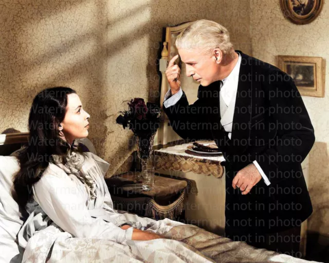 Claire Bloom & Charlie Chaplin in Limelight RARE COLOR Photo 629