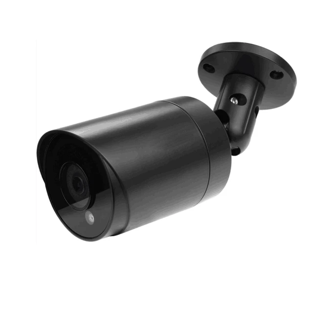 Caméra Bullet IP POE compatible Hikvision 5MP IP66 Métal Noir