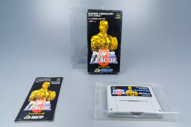 Super Famicom *Super Power League 3* SFC OVP mit Anleitung NTSC-J