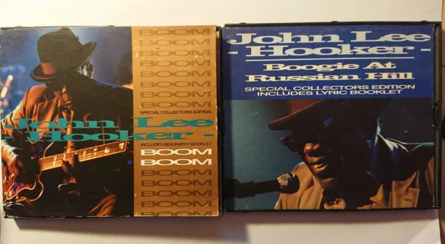 John Lee Hooker - Boom Boom / Boogie At ... 2 x CD Singles