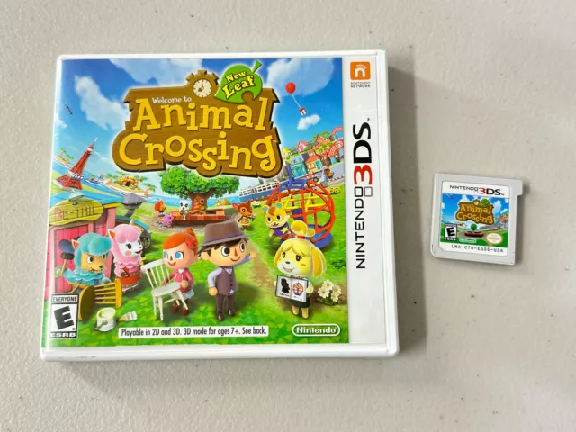 Animal Crossing: New Leaf (Nintendo 3DS) Complete w/Case