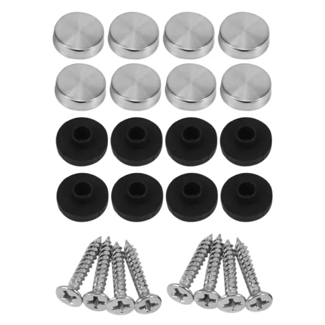8 Pcs 14mm Dia Stainless Steel Decorative  Screw  Nails A9P22077