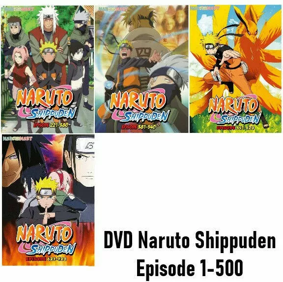 NARUTO SHIPPUDEN COMPLETE ANIME TV SERIES DVD 1-720 EP ENG DUB FREE SHIPPING