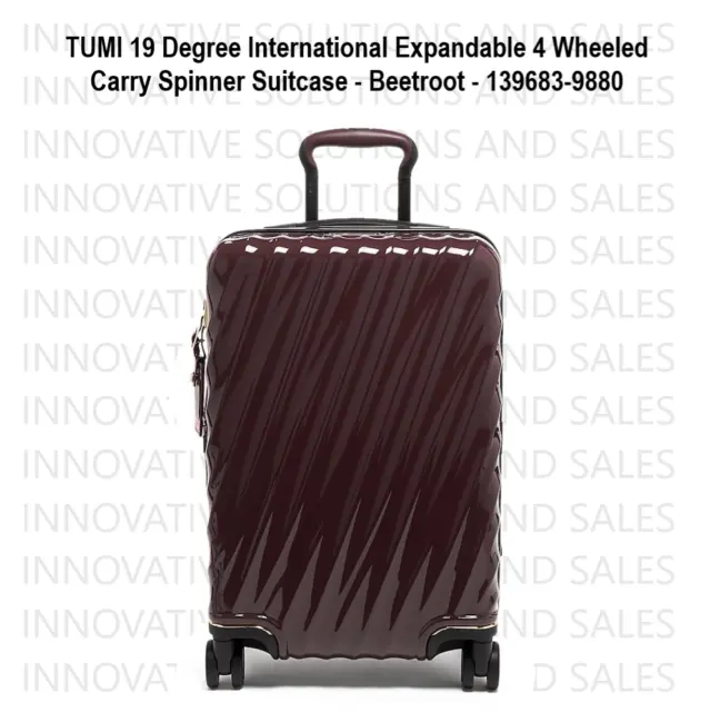 TUMI 19 Degree International Expandable 4 Wheel Suitcase Beetroot - 139683-9880