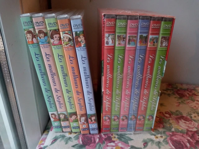 LES MALHEURS DE Sophie Dessin animé 11 DVD 1 2 3 4 5 + Coffret vol.7 à