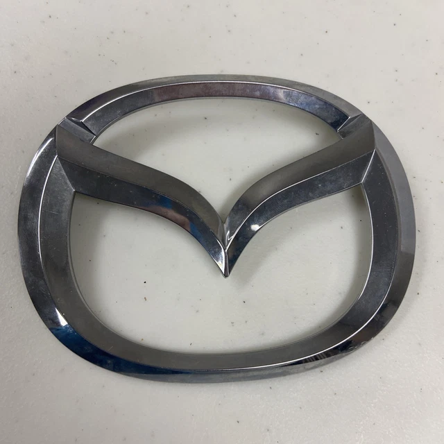 OEM Mazda Front Grille Emblem – Chrome, Genuine Factory Part C235 51 731 (Used)