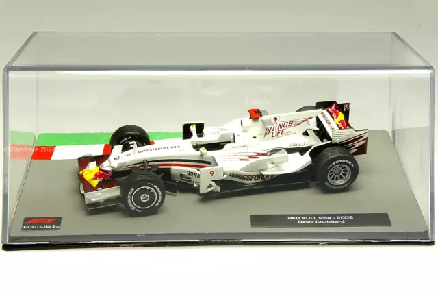 DAVID COULTHARD Red Bull RB4 - F1 Car 2008 - Collectable Model - 1:43 Scale