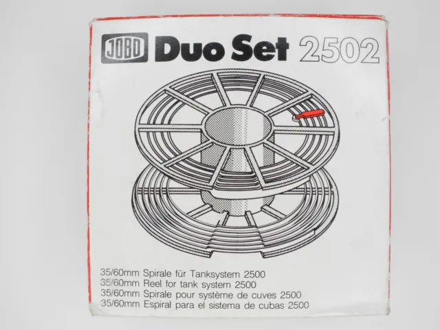Jobo 2502 Duo Set 35mm / 120 Film Reel For 2500 Series Tanks w/ Box