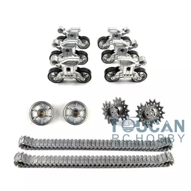 HengLong Metal Part 1/16 RC Tank M4A3 Sherman 3898 Tracks Sprocket Idler Wheels