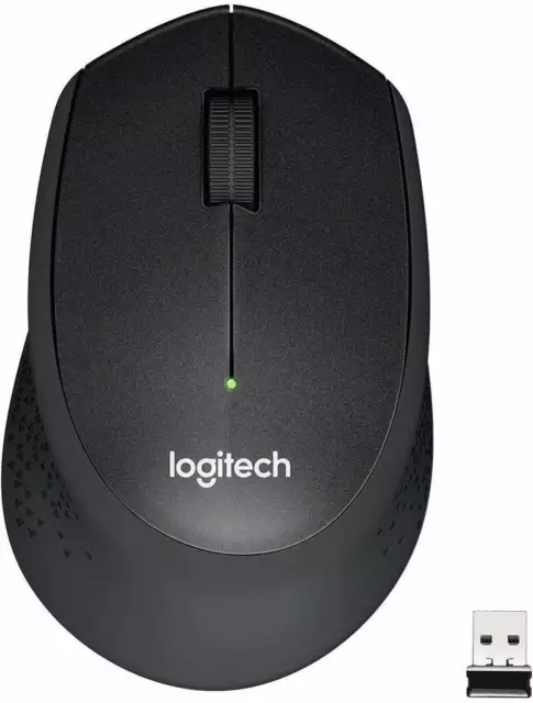 Logitech M330 Silent Plus Wireless Mouse USB Unifying Receiver Mice Win & Mac