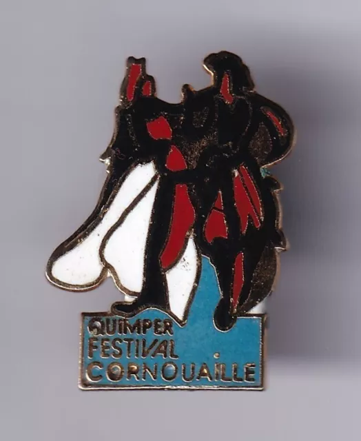 Rare Pins Pin's .. Tourisme Bretagne Breizh Folklore Costume Quimper 29 ~Fl