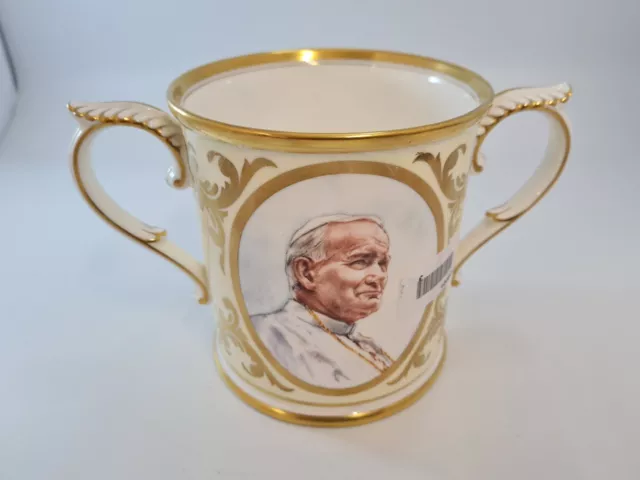 Royal Worcester Pope John Paul Limited Edition Loving Cup Number 102 of 1000