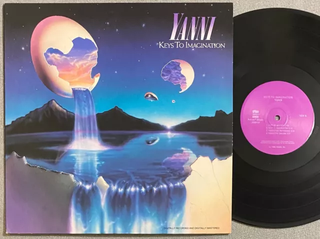 YANNI Keys To Imagination PRIVATE MUSIC LP new age electronic synth EX