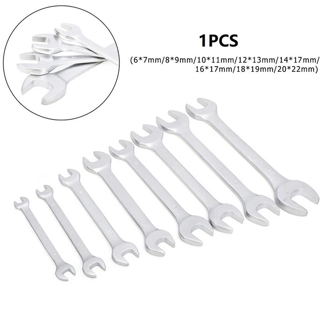 Mince Bout Ouvert Clé Set Ultra-Fin Plat Clé Pièces for Plomberie Tubage Clé