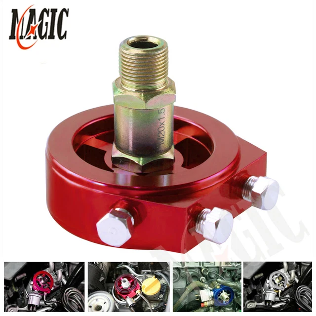3/4 UNF16 OIL Filter Temperature Pressure Gauge Sensor Adapter