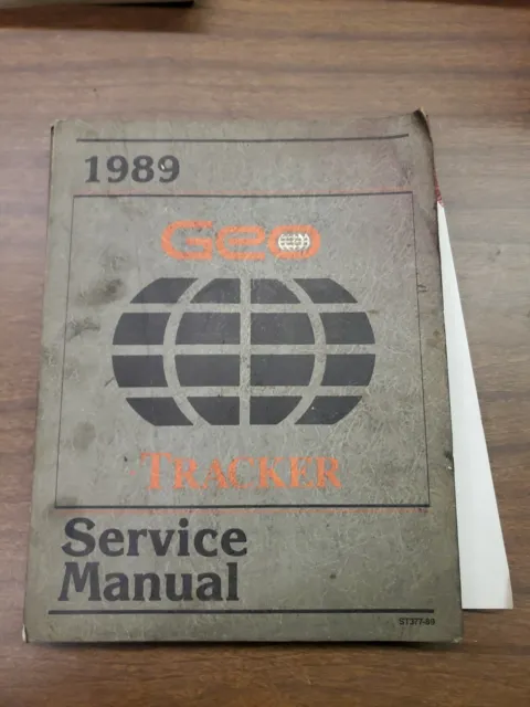 1989 Chevy GEO TRACKER Service Shop Repair Manual OEM FACTORY 89 BOOK DEALER