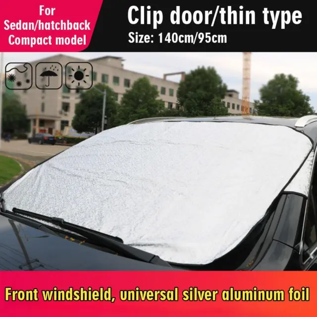 1X Car Windshield Cover SUV SunShade Windscreen Frost SnowIce Protector silver 3