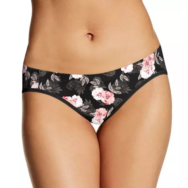 MAIDENFORM Barely There Floral Invisible Look Bikini Panty Womens Small 5