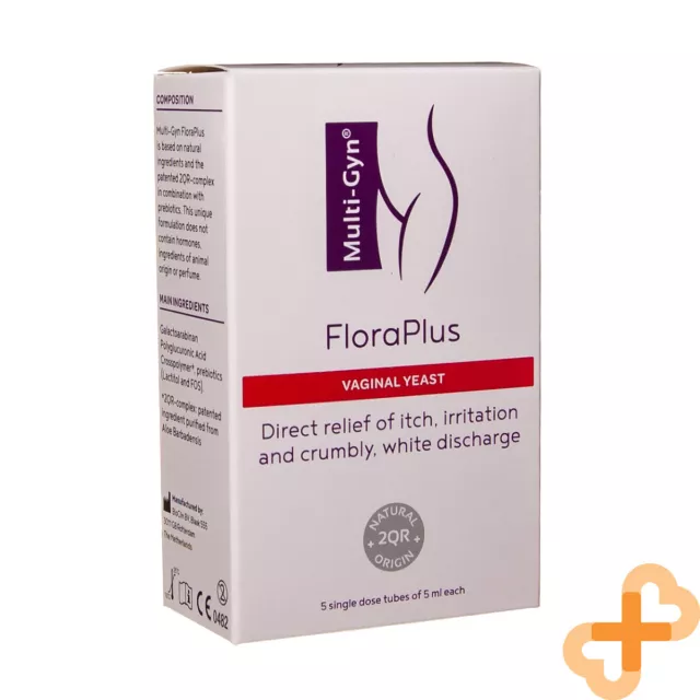 Multi-Gyn Floraplus Gel Vaginale Levure 5ml X 5 Pièces Démangeaison Soulagement