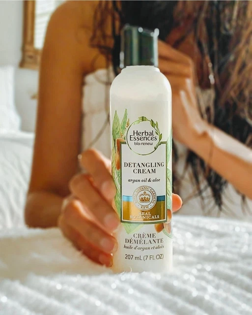 HERBAL ESSENCES DETANGLING Cream with Argan Oil & Aloe 7.0oz/207ml NWOB